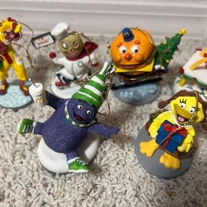 Set of 6 McDonalds 1995 collectible ornaments